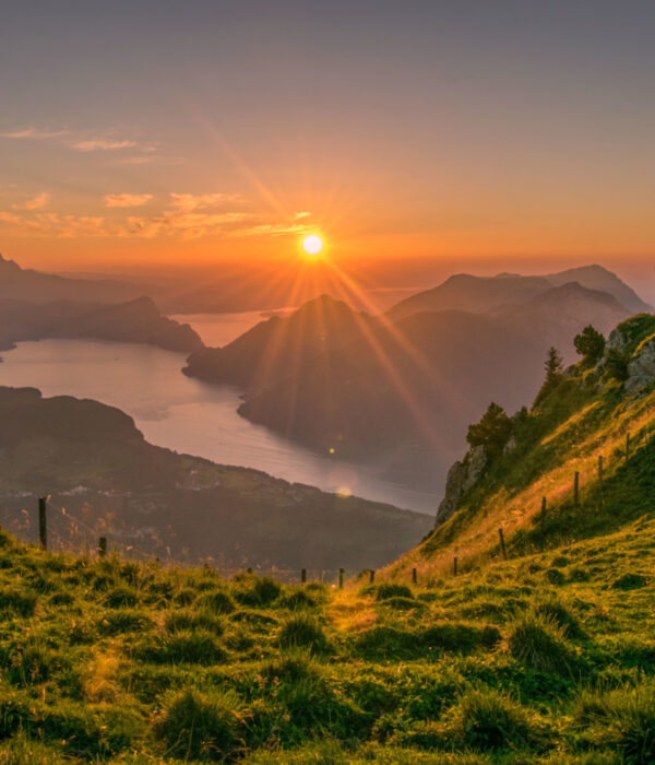 Stoosbahnen Sonnenuntergang Fronalpstock