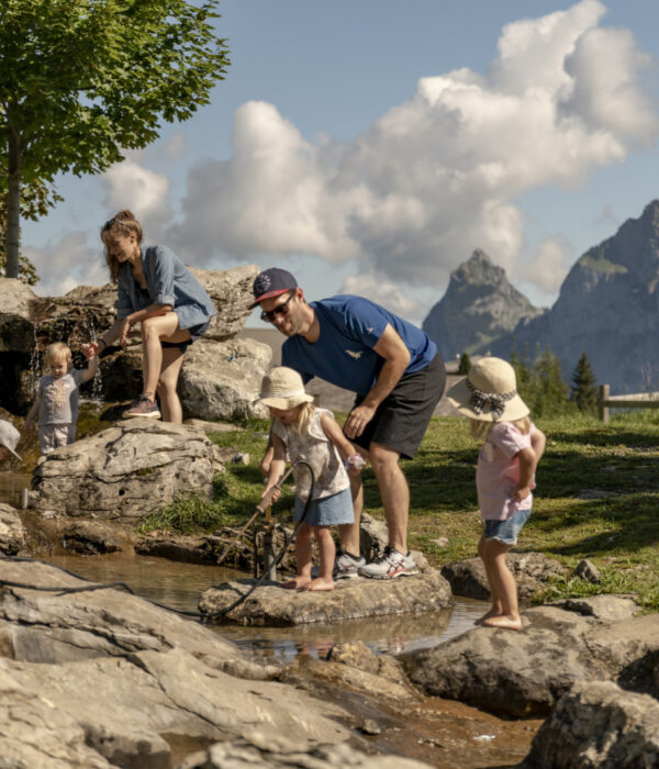 Stoosbahnen Wasserspiel Stoos Seeli